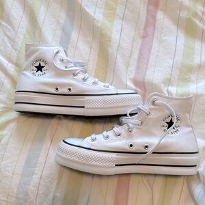 Platform White Converse